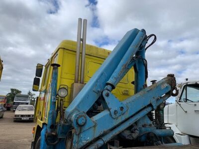 1984 Volvo F10 4x2 Crane Flat Drawbar Rigid - 31