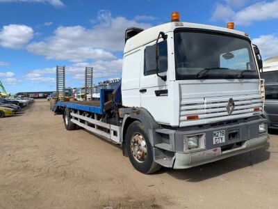 1994 Renault G210 Manager 4x2 Crane Bevertail 