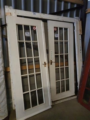 Marquee Double Door Frame & Doors 