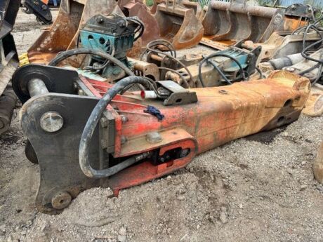 Rammer Hydraulic Breaker Attachment, 110mm Pins