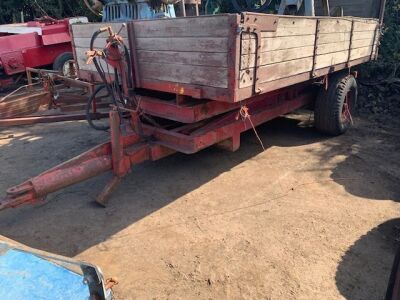 Single Axle Drawbar Tipping Trailer