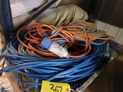 Qty Misc 16AMP Extention Cables 