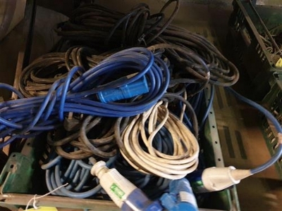 Qty of Misc 16AMP Extension Cables