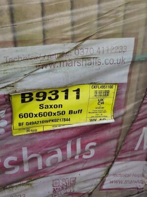 Quantity of Marshalls Saxon Buff Slabs - 3