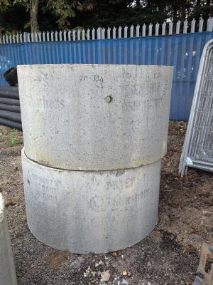 3 x Concrete Drainage Rings