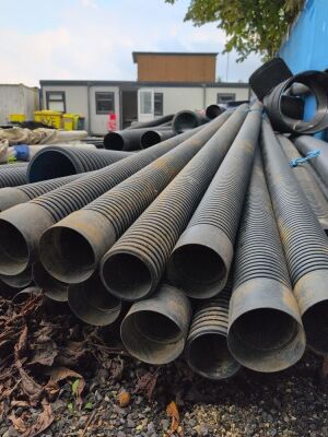 Qty of 180mm + 120mm Diameter Corrugated Pipes - 2