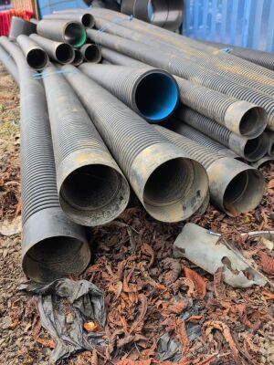 Qty of 180mm + 120mm Diameter Corrugated Pipes - 4