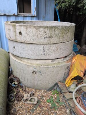 4 x Concrete Drainage Rings - 3