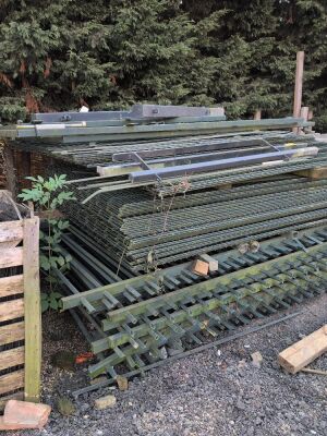 Qty of Metal Fencing - 3
