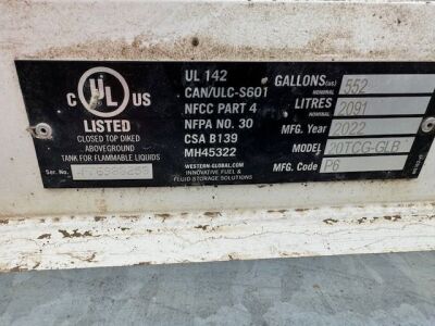 2022 Western 2000Litre Bunded Fuel Cube - 5