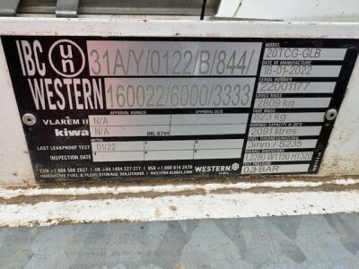 2022 Western 2000Litre Bunded Fuel Cube - 6