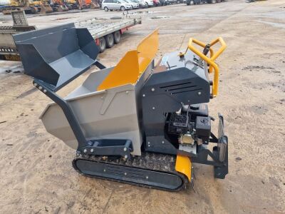 New & Unused Rubber Tracked Petrol Self Loading Dumper