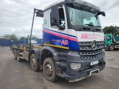 2017 Mercedes Arocs Bluetec 6 8x4 Hookloader