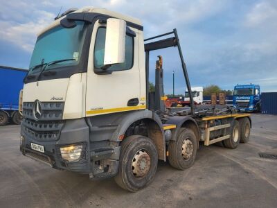 2014 Mercedes Arocs 3236 8x4 Hookloader - 2