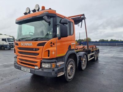 2016  Scania P410 8x4 Big Hook Loader