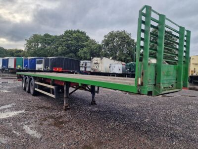 2001 Montracon Triaxle Flat Trailer - 2