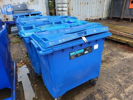 7 x Industrial Wheelie Bins