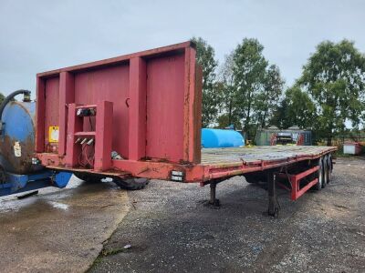 1996 Montracon Triaxle Flat Trailer