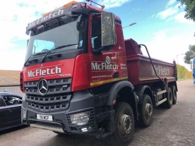 2016 Mercedes Arocs 3240 8x4 Steel Body Tipper