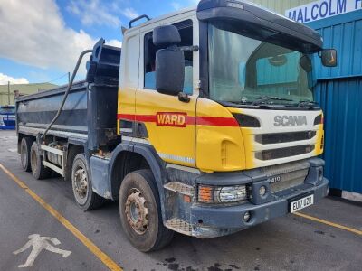 2017 Scania P410 8x4 Steel Body Tipper