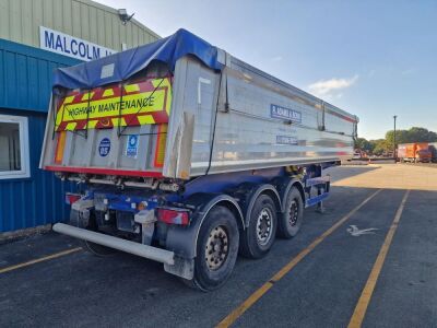 2015 Benalu Triaxle Alloy Body Tipping Trailer - 3