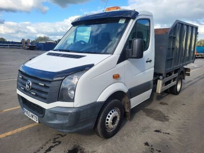 2013 VW Crafter CR50 High Sided Steel Body Tipper - 2