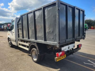 2013 VW Crafter CR50 High Sided Steel Body Tipper - 3