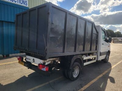 2013 VW Crafter CR50 High Sided Steel Body Tipper - 4