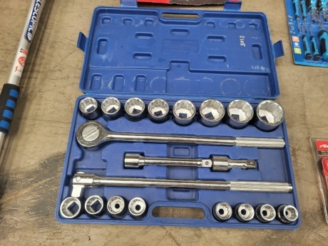 3/4 Inch Drive Socket Set 19-50mm