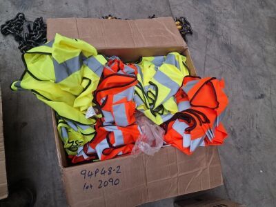 1 x Box of 30+ New Hi Viz Jackets Yellow / Orange 