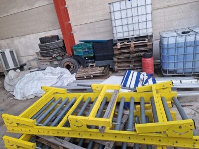 1 x  2.4m Length of KCT Gravity Conveyors with Steel Rollers 