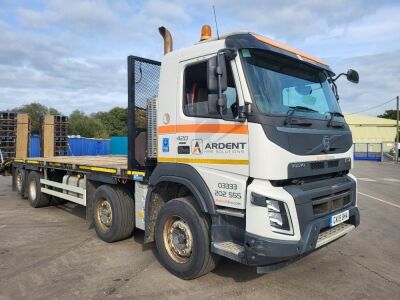 2019 Volvo FMX420 8x2 Rear Lift Beavertail Rigid