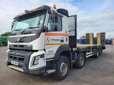 2019 Volvo FMX420 8x2 Rear Lift Beavertail Rigid - 2