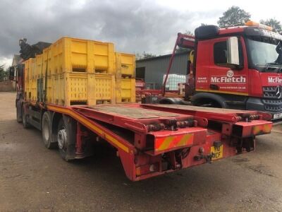 2009 MAN TGS 26 440 8x2 Rear Steer Beavertail Cheesewedge Crane Rigid - 4