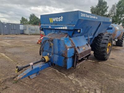 2011 Harry West 2000 Dual Single Axle Spreader - 2