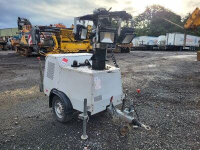 2016 SMC Single Axle Drawbar Lighting Tower - 2