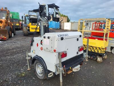 2016 SMC Single Axle Drawbar Lighting Tower - 4