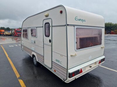 Single Axle Drawbar Europa Classic 450C 4 Birth Caravan - 4