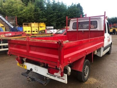 2009 Mercedes Sprinter Crew Cab Dropside Tipper - 3