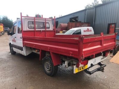 2009 Mercedes Sprinter Crew Cab Dropside Tipper - 4