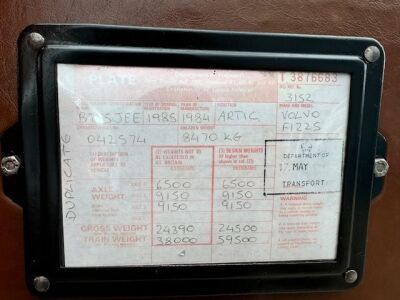 1984 Volvo F12 6x4 Tractor Unit - 18