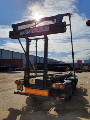 2005 Boughton Triaxle Drawbar Big Hook Bin Trailer - 12