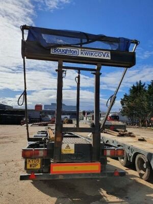 2005 Boughton Triaxle Drawbar Big Hook Bin Trailer - 14