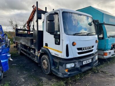 2010 Iveco 120 E18 4x2 Dropside Crane Rigid