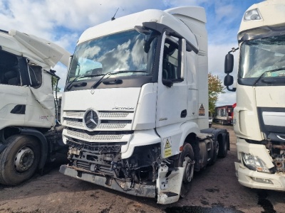 2016 Merc Actros 2546 6x2 Mid Liftt Tractor Unit