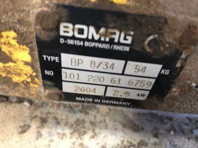 2004 Bomag BP 8/34 Wacker Plate - 5