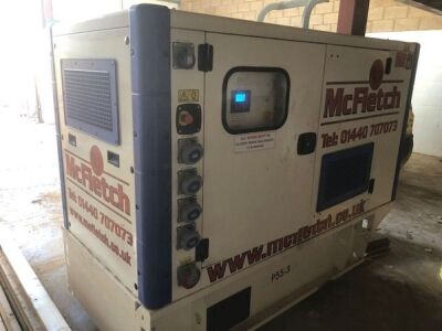 2016 FG Wilson P55-3 50 Kva Generator  - 2