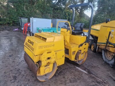 1995 Bomag BW120AD-3 Tandem Ride On Roller