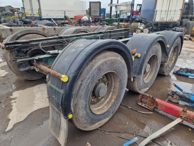Triaxle Trailer Chassis Section, SAF Drum - 2
