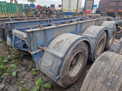 Triaxle Trailer Chassis Section - SAF Drum